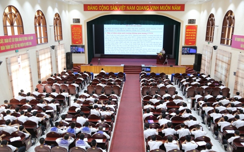 Vùng 4 Hải quân tổ chức hội nghị phổ biến, giáo dục pháp luật đợt 2 năm 2022