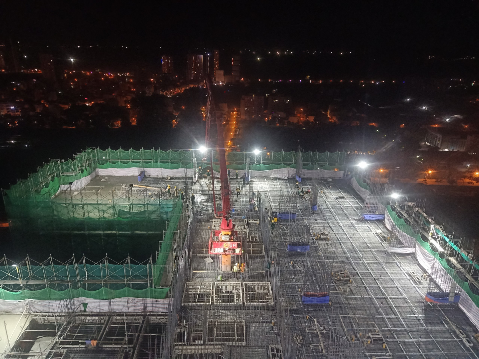 Dự án Imperium Town Nha Trang đổ sàn tầng 25