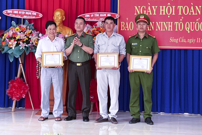 Xã Sông Cầu (huyện Khánh Vĩnh): Tổ chức Ngày hội Toàn dân bảo vệ an ninh Tổ quốc