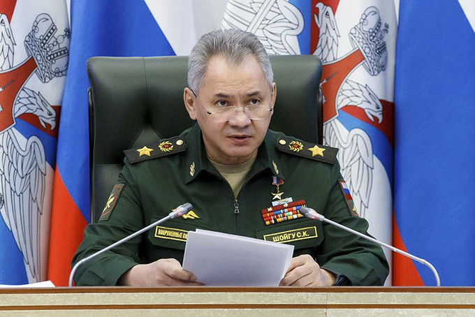 Bộ trưởng Quốc phòng Nga Sergey Shoigu. Ảnh: TASS