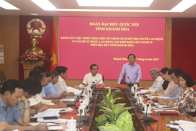 Khảo sát việc triển khai chính sách hỗ trợ người lao động, người sử dụng lao động