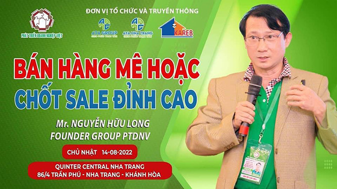 Sự kiện với sự tham gia chia sẻ của diễn giả Nguyễn Hữu Long