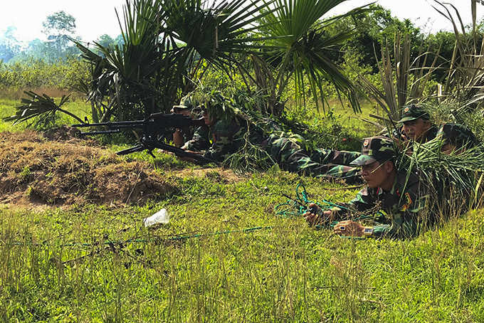 Góp phần thực hiện tốt nhiệm vụ quốc phòng, quân sự địa phương