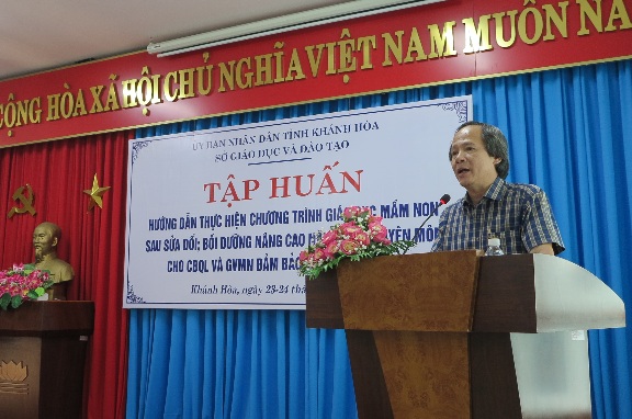 Hướng dẫn thực hiện Chương trình giáo dục mầm non sau sửa đổi