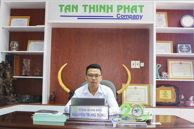 Ông Nguyễn Trung Dũng - Tổng Giám đốc Công ty TNHH Tân Thịnh Phát.