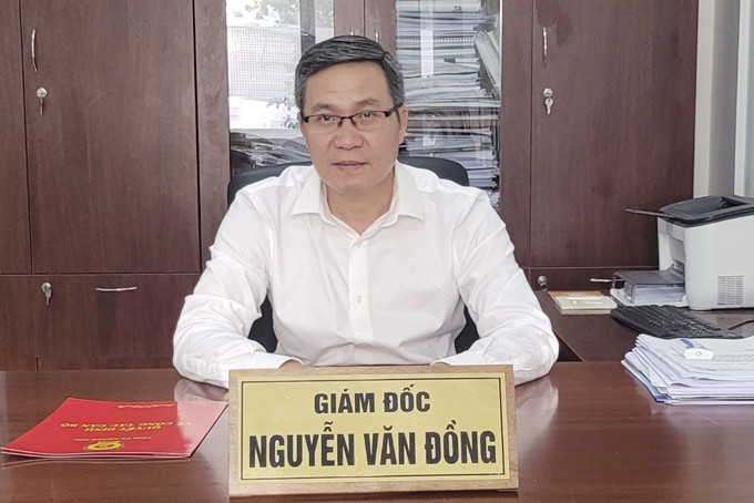 Ôngng Nguyễn Văn Đồng - Giám đốc Sở Tài nguyên và Môi trường