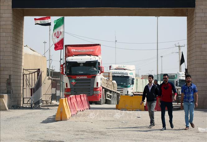 Cửa khẩu biên giới giữa Iran và Iraq tại thành phố Basra, miền Nam Iraq. Ảnh tư liệu: AFP/TTXVN