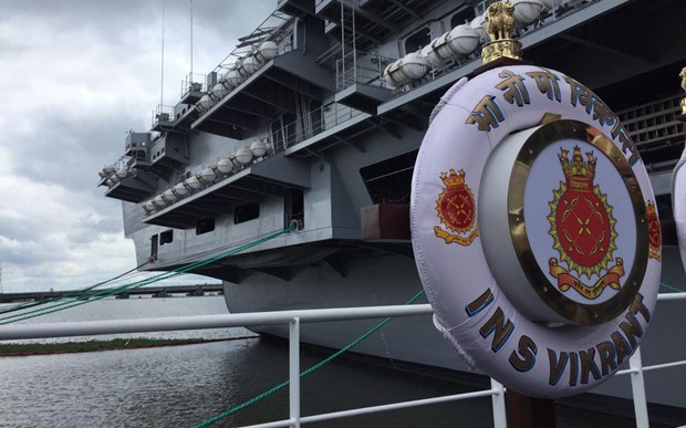 Hải quân Ấn Độ chính thức phiên chế tàu sân bay nội địa đầu tiên