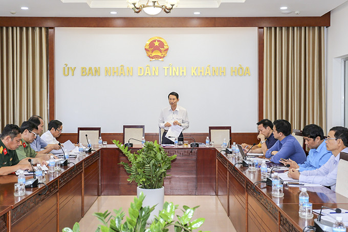 Ông Đinh Văn Thiệu kết luận cuộc họp.