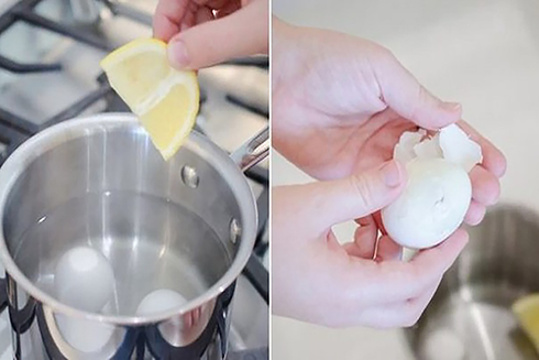 Thả thêm lát chanh vào nồi luộc trứng, ngạc nhiên khi thấy kết quả