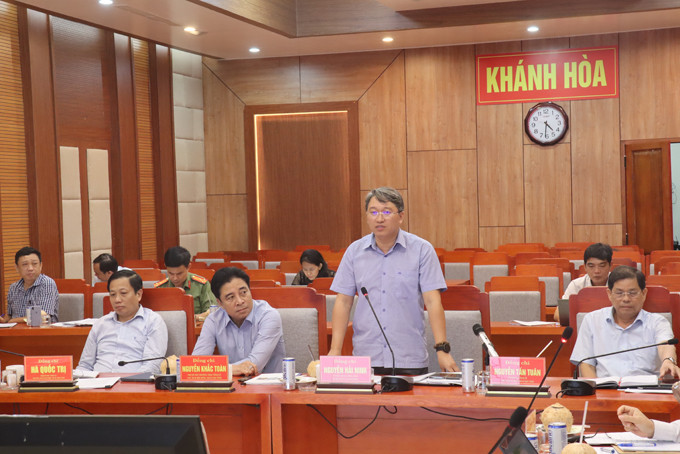 Ông Nguyễn Hải Ninh kết luận cuộc họp.