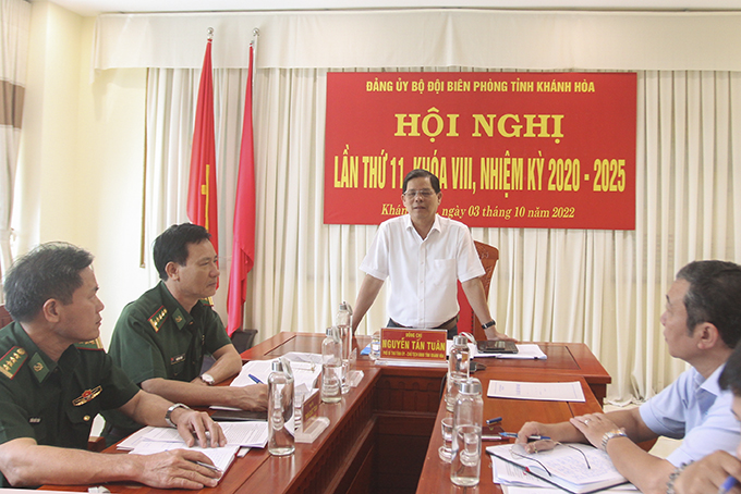 Hội nghị Đảng ủy Bộ đội Biên phòng tỉnh Khánh Hòa: Ra nghị quyết lãnh đạo thực hiện nhiệm vụ quý IV