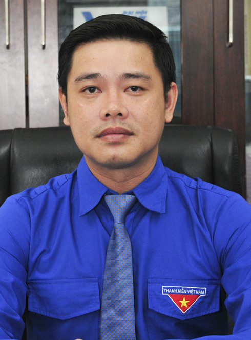 Anh Bùi Hoài Nam - Bí thư Tỉnh đoàn, Chủ tịch Hội Liên hiệp Thanh niên (LHTN) Việt Nam tỉnh