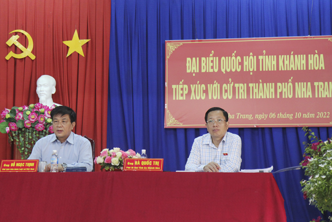 Tiếp xúc cử tri TP. Nha Trang