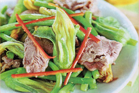 Món ngon, thuốc bổ từ hoa bí ngô