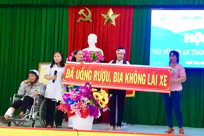 Tổ chức Hội thi phụ nữ với an toàn giao thông