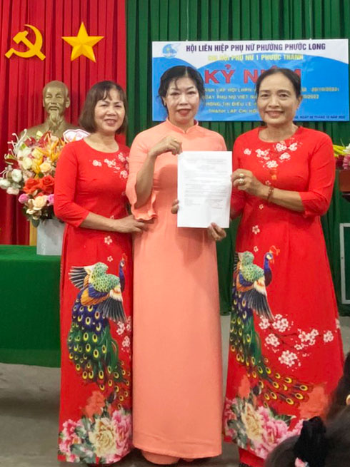 Thành lập mô hình "Chi hội phụ nữ kiểu mẫu"