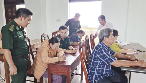 Đồn Biên phòng Cầu Bóng: Chú trọng công tác vận động quần chúng