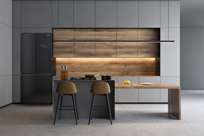 Tủ lạnh NR-CW530HVK9 thiết kế sang trọng và hiện đại.