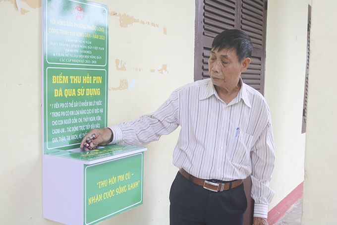 Mô hình &quot;Tủ thu gom pin qua sử dụng&quot;: Góp phần bảo vệ môi trường