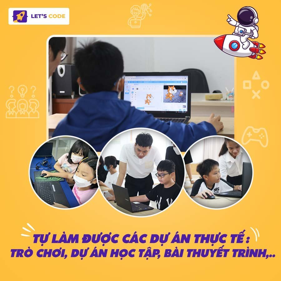 Thú vị lớp học lập trình dành cho trẻ