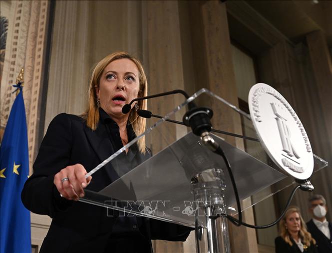 Bà G.Meloni chính thức trở thành Thủ tướng Italy