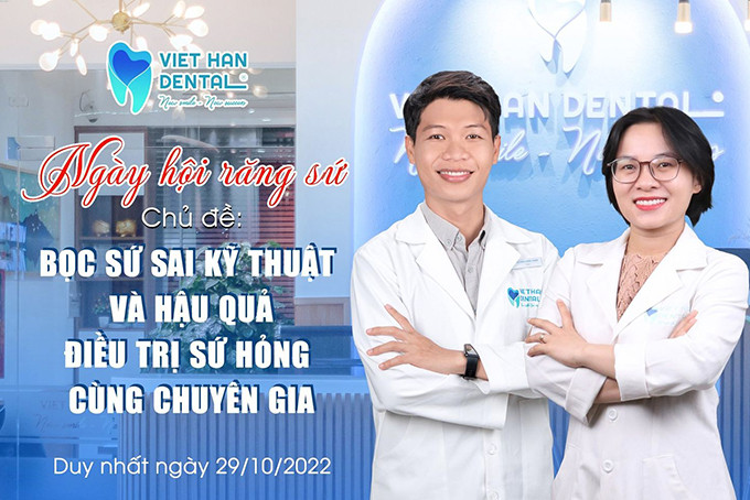 Tiếp nối thành công của 2 sự kiện trên, Ngày Hội Răng Sứ cũng sắp được diễn ra tại Nha khoa Việt Hàn với nhiều ưu đãi và thông tin nóng hổi xoay quanh chủ đề phục hình sứ thẩm mỹ.