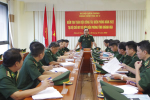Bộ Tư lệnh Bộ đội Biên phòng: Kiểm tra toàn diện công tác biên phòng tại Khánh Hòa