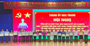 Thành ủy Nha Trang: Tổng kết 20 năm thực hiện Nghị quyết số 23 của Ban Chấp hành Trung ương Đảng