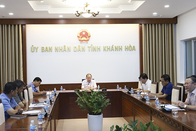 Ông Nguyễn Anh Tuấn chủ trì cuộc họp.