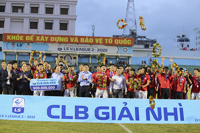 Khanh Hoa FC clinch promotion to V.League 1 in 2023