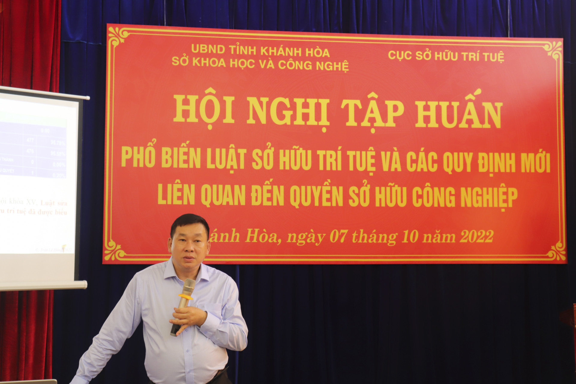 Vừa qua, Sở Khoa học và Công nghệ phối hợp với Cục Sở hữu trí tuệ tập huấn về Luật Sở hữu trí tuệ  cho cán bộ, công chức các sở, ngành cùng đại diện các viện, trường đại học và doanh nghiệp. 