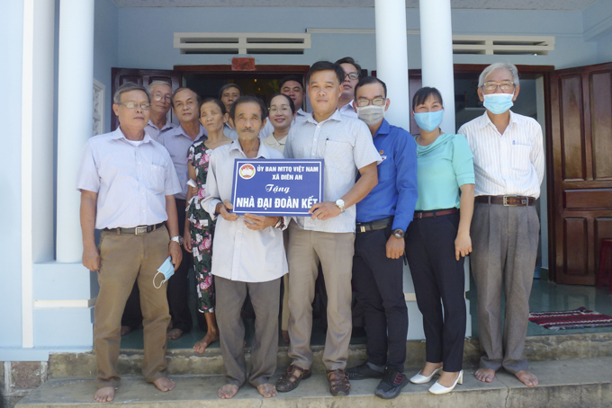 UBMTTQ Việt Nam xã Diên An: Huy động nguồn lực giúp đỡ người nghèo