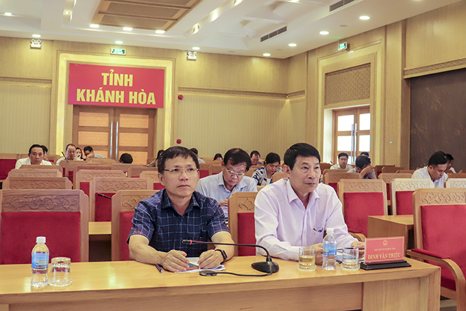 Ông Đinh Văn Thiệu chủ trì tại đầu cầu tỉnh Khánh Hoà