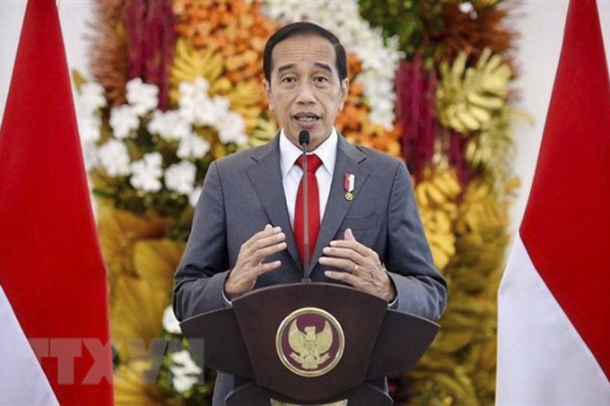 Tổng thống Indonesia Joko Widodo. (Ảnh: AFP/TTXVN)