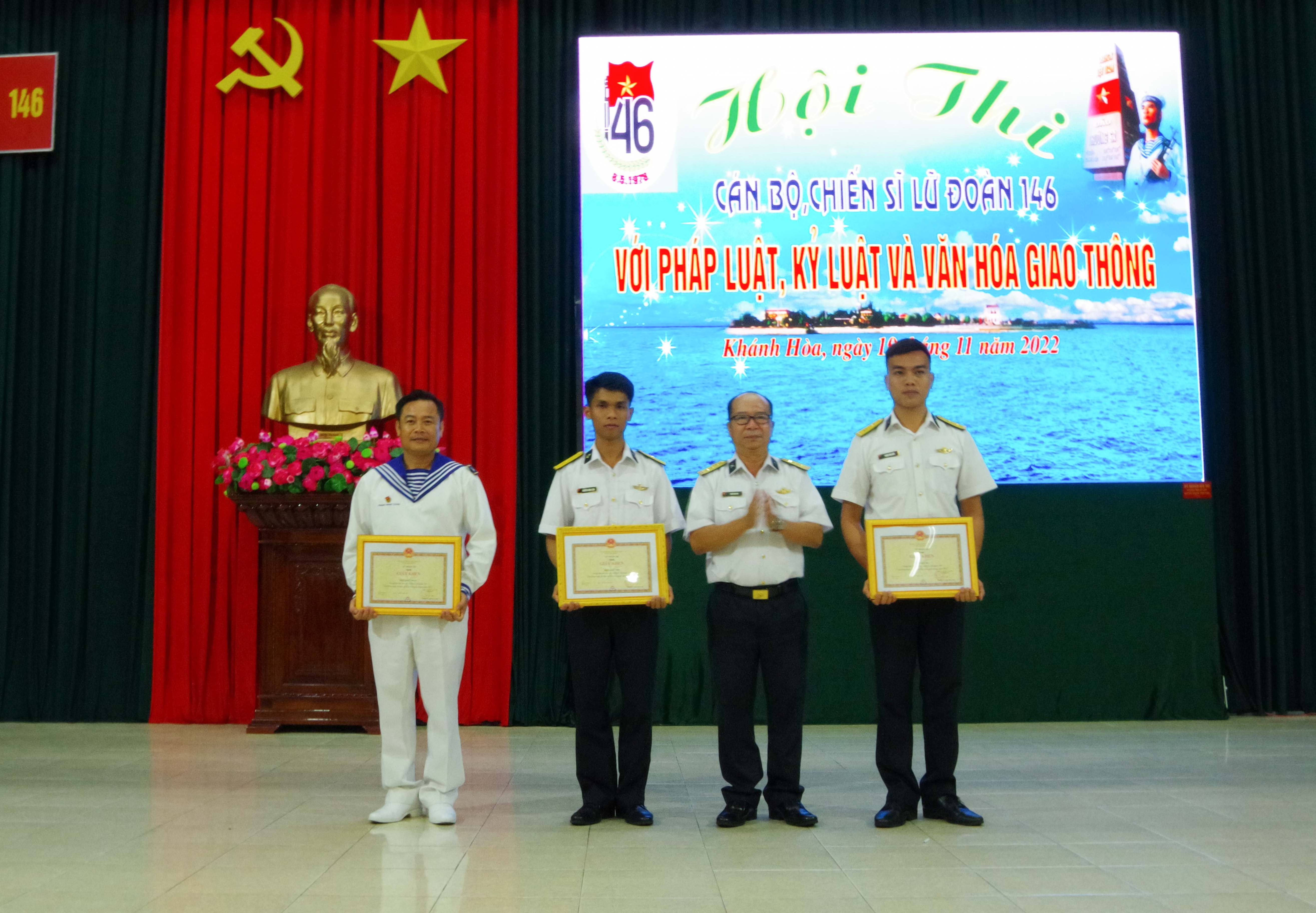 Lữ đoàn 146: Tổ chức hội thi cán bộ, chiến sĩ với pháp luật, kỷ luật và văn hoá giao thông