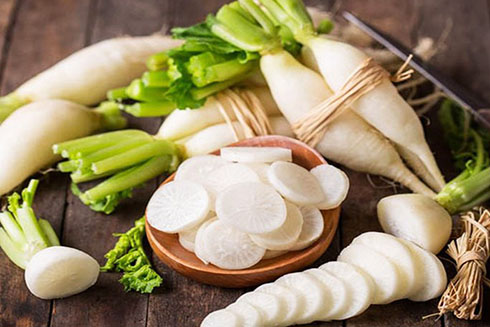 Thực phẩm nào không nên kết hợp với củ cải trắng?