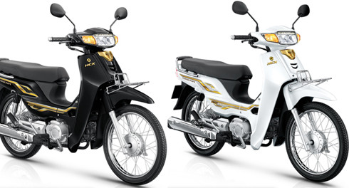  Bản nâng cấp Honda Dream 125 2023 tại Campuchia có 3 lựa chọn màu sắc, gồm đen, trắng, đỏ