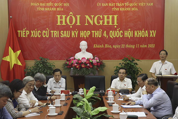 Đoàn Đại biểu Quốc hội tỉnh: Tiếp xúc cử tri trực tuyến với các địa phương