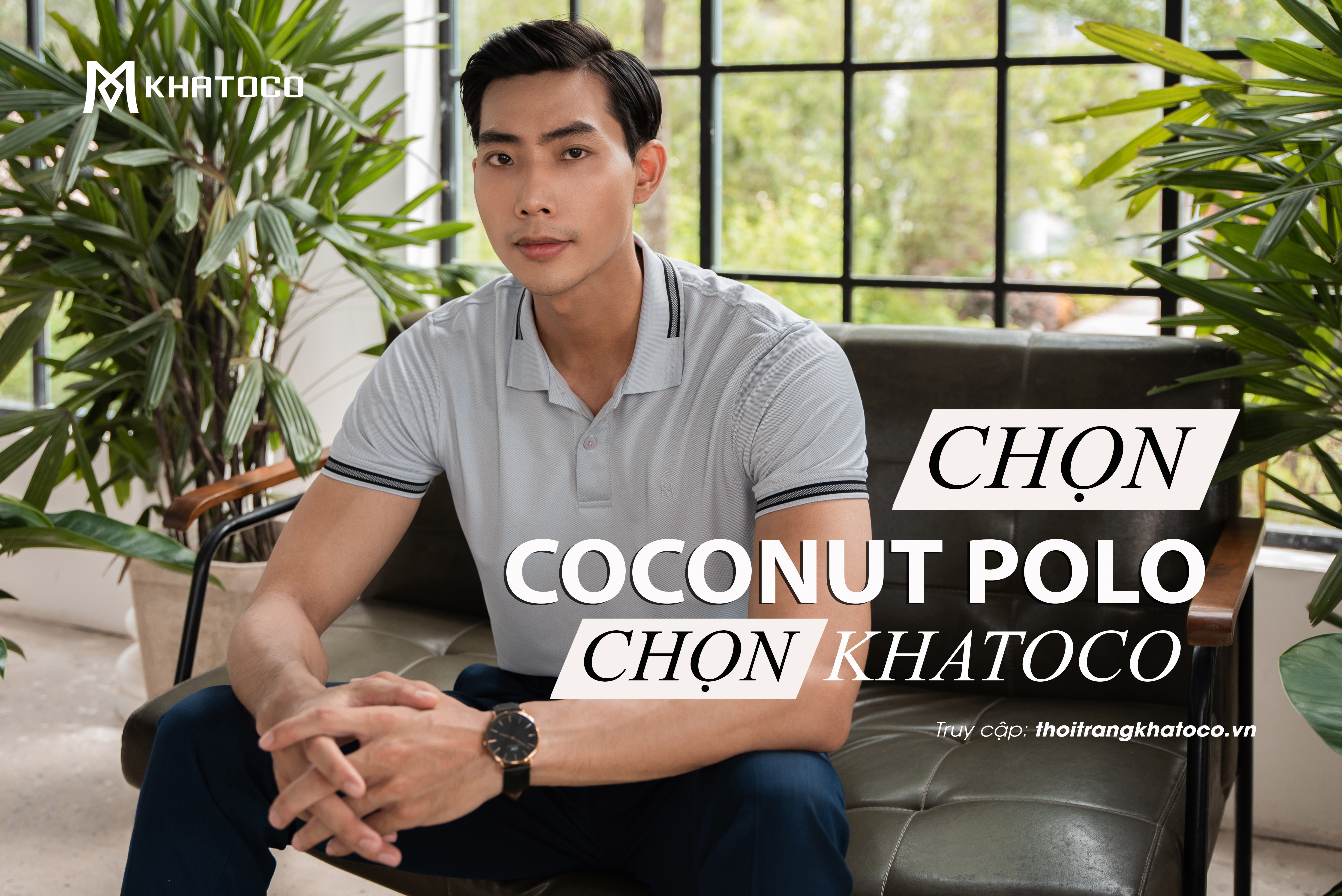 Chọn Coconut Charcoal Polo - Chọn Khatoco