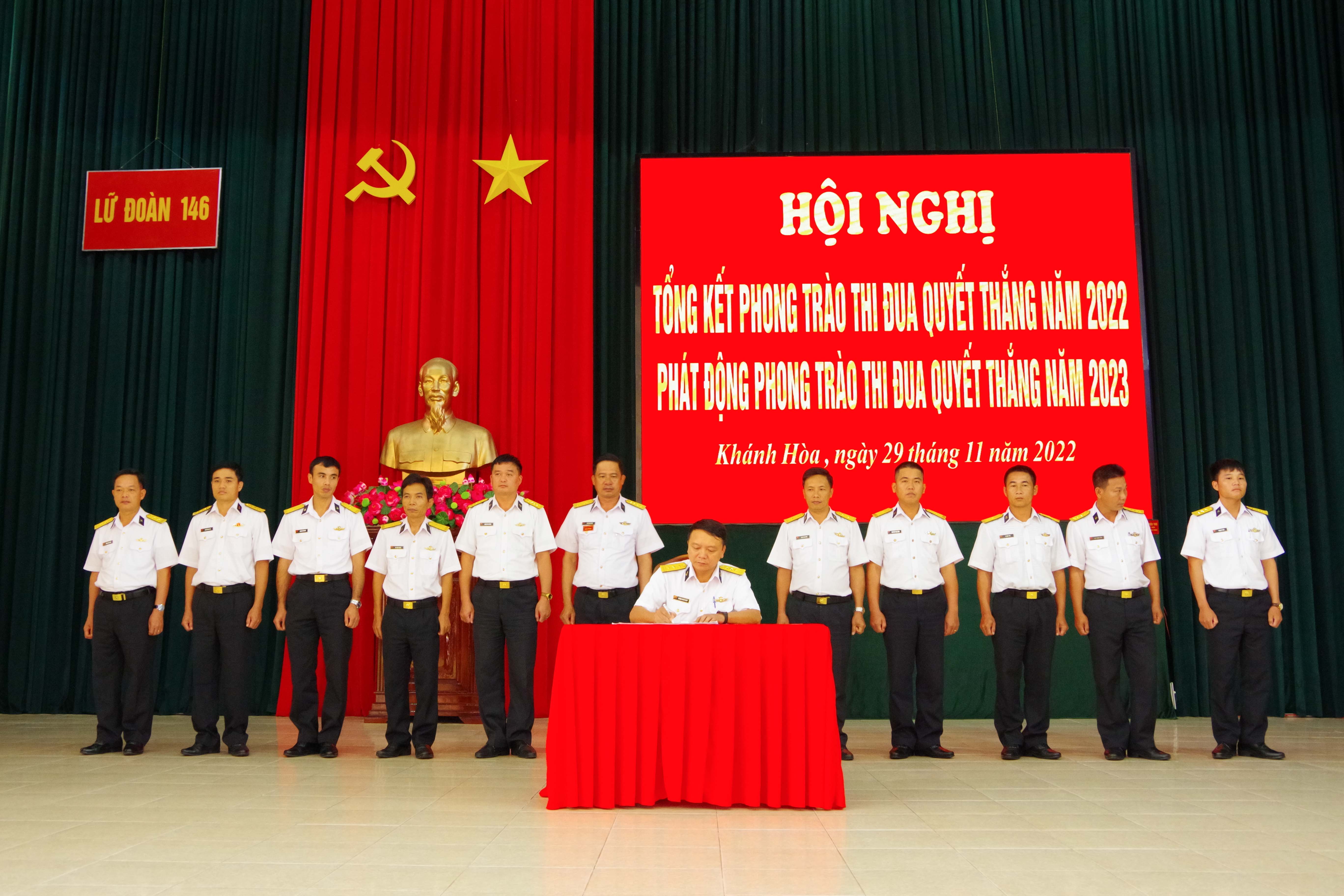 Lữ đoàn 146: Tổ chức hội nghị quân chính năm 2022