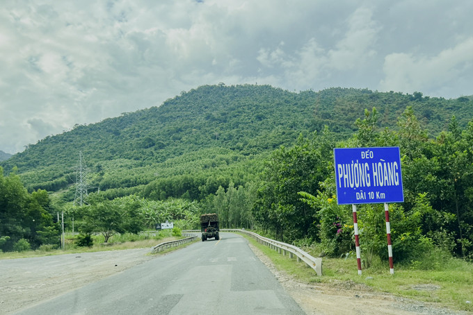 Đoạn tuyến cao tốc Khánh Hòa - Buôn Ma Thuột sẽ đi qua khu vực đèo Phượng Hoàng.