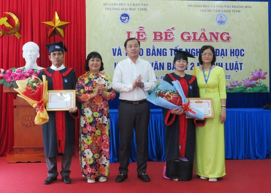 Các học viê hậ giấy khe của Trườg Đại học Vih. 