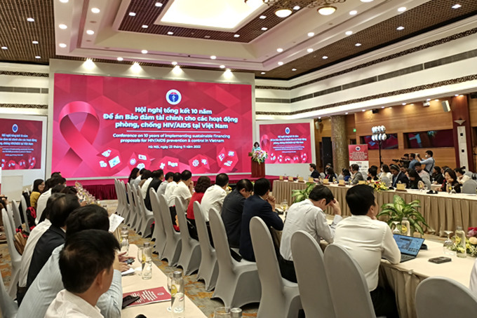 Hội nghị tổng kết 10 năm Đề án bảo đảm tài chính  cho các hoạt động phòng, chống HIV/AIDS tại Việt Nam.  