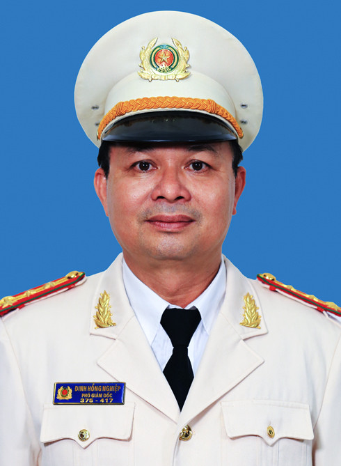 Đại tá Đinh Hồng Nghiệp - Phó Giám đốc Công an tỉnh