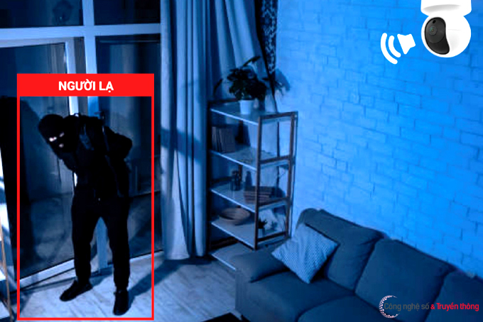 Camera AI cảnh báo người lạ vào nhà