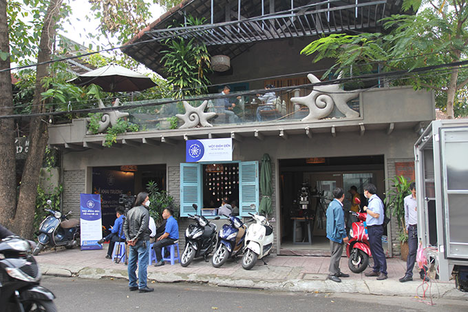 Điểm hỗ trợ  dịch vụ công trực tuyến phường Tân Lập đặt tại quán cà phê Hòn Kiến, 56 Đống Đa, phường Tân Lập, TP. Nha Trang.