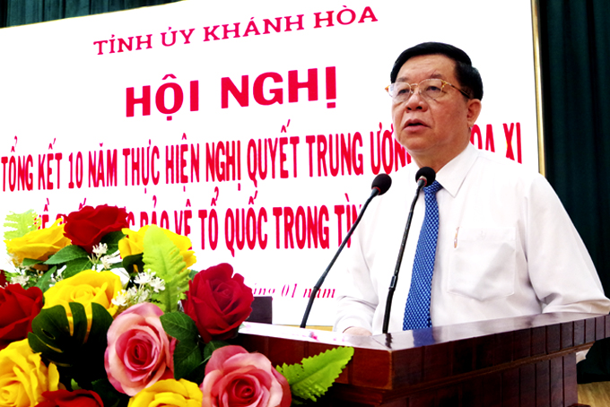 Ông Nguyễn Trọng Nghĩa phát biểu chỉ đạo tại hội nghị.
