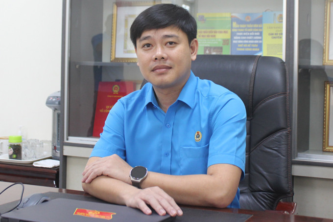 Ông Bùi Hoài Nam - Chủ tịch Liên đoàn Lao động tỉnh