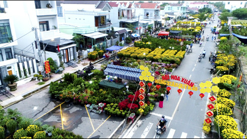 Spring Flower Festival in Van Gia Town (Van Ninh District)